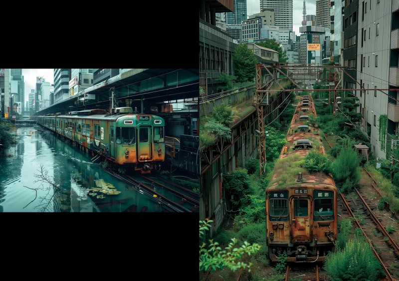 Naoki Umegatani : Ruin's Cat ; AI-Generated Ruins Photobook