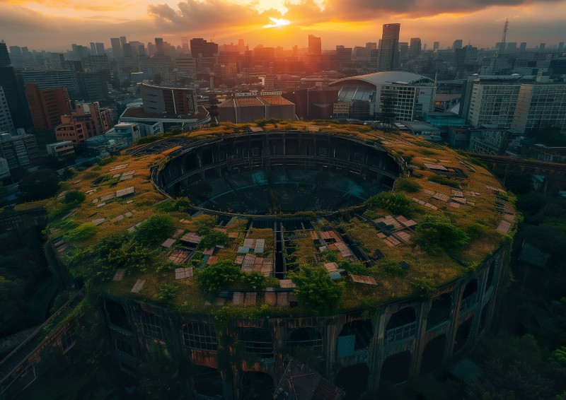 Naoki Umegatani : Ruin's Cat ; AI-Generated Ruins Photobook