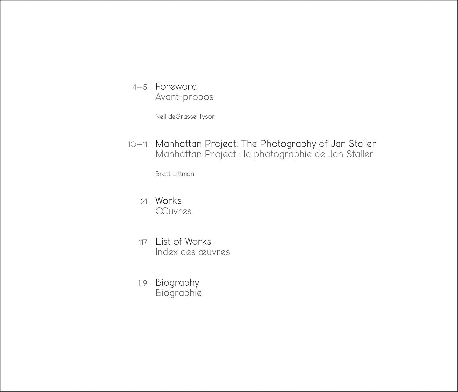 Jan Staller : Manhattan Project