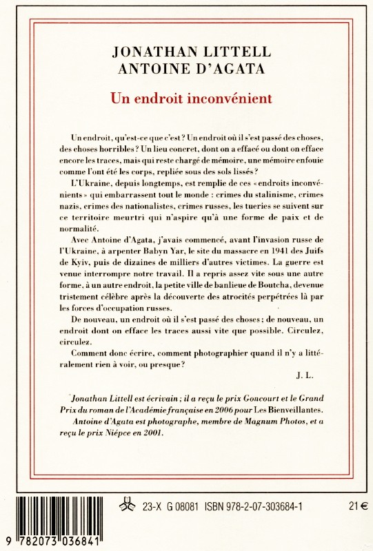 Antoine d'Agata : Un endroit inconvénient