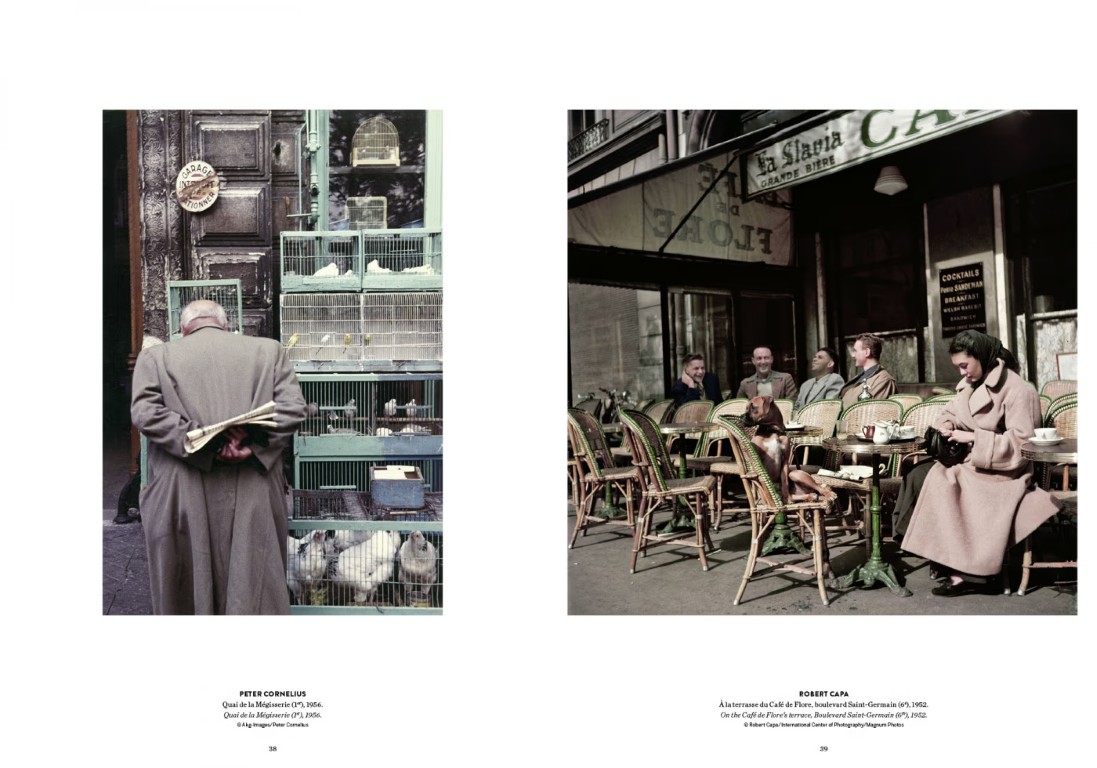 Paris aux couleurs des années 50 ; 100 photos de légende