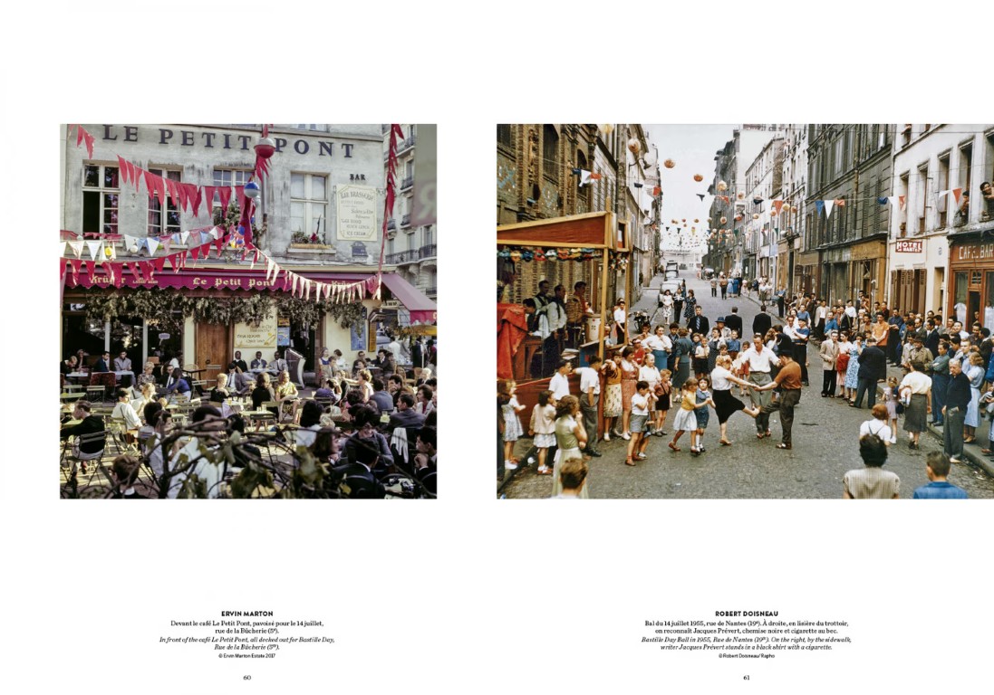 Paris aux couleurs des années 50 ; 100 photos de légende