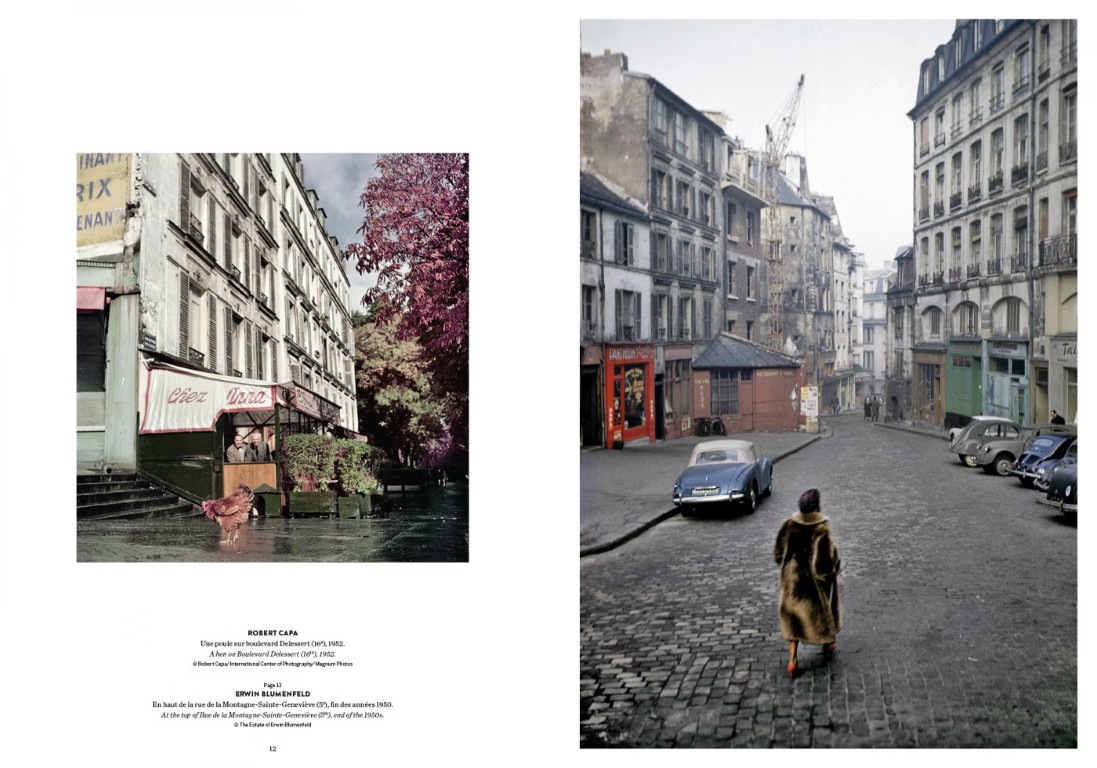 Paris aux couleurs des années 50 ; 100 photos de légende