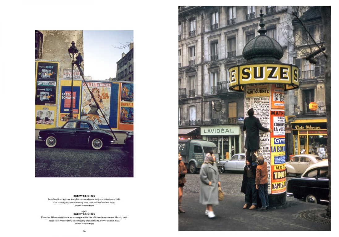 Paris aux couleurs des années 50 ; 100 photos de légende