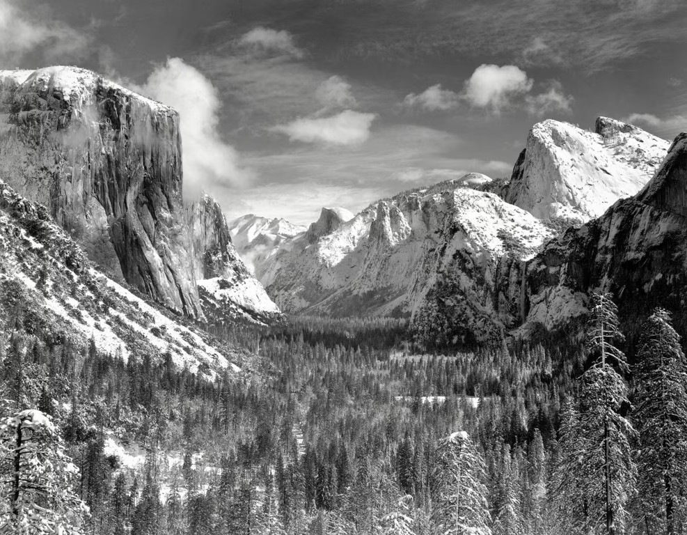 Ansel Adams in Yosemite valley : celebrating the park at 150