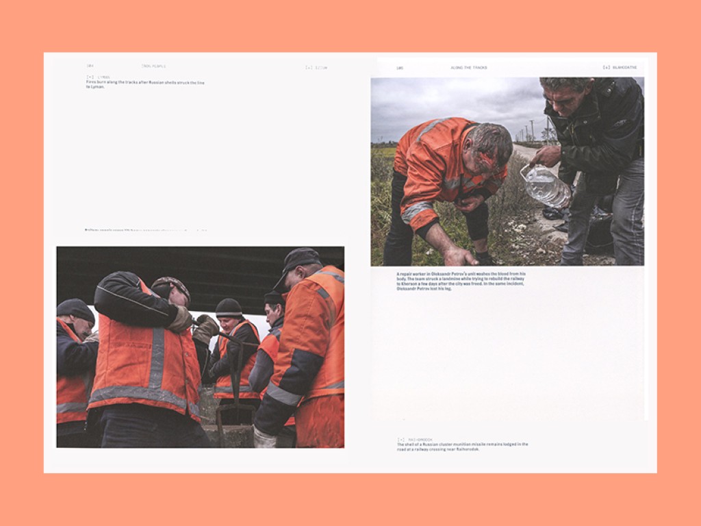 Jelle Krings : Iron People ; Life and war along the railway tracks in Ukraine