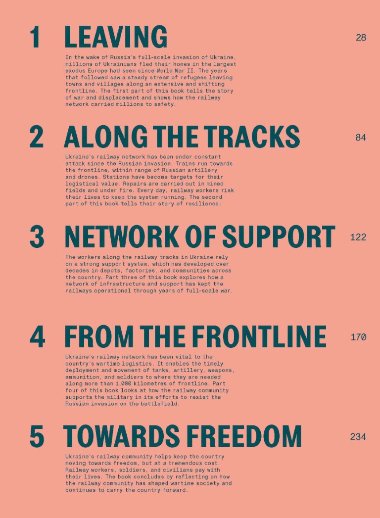 Jelle Krings : Iron People ; Life and war along the railway tracks in Ukraine