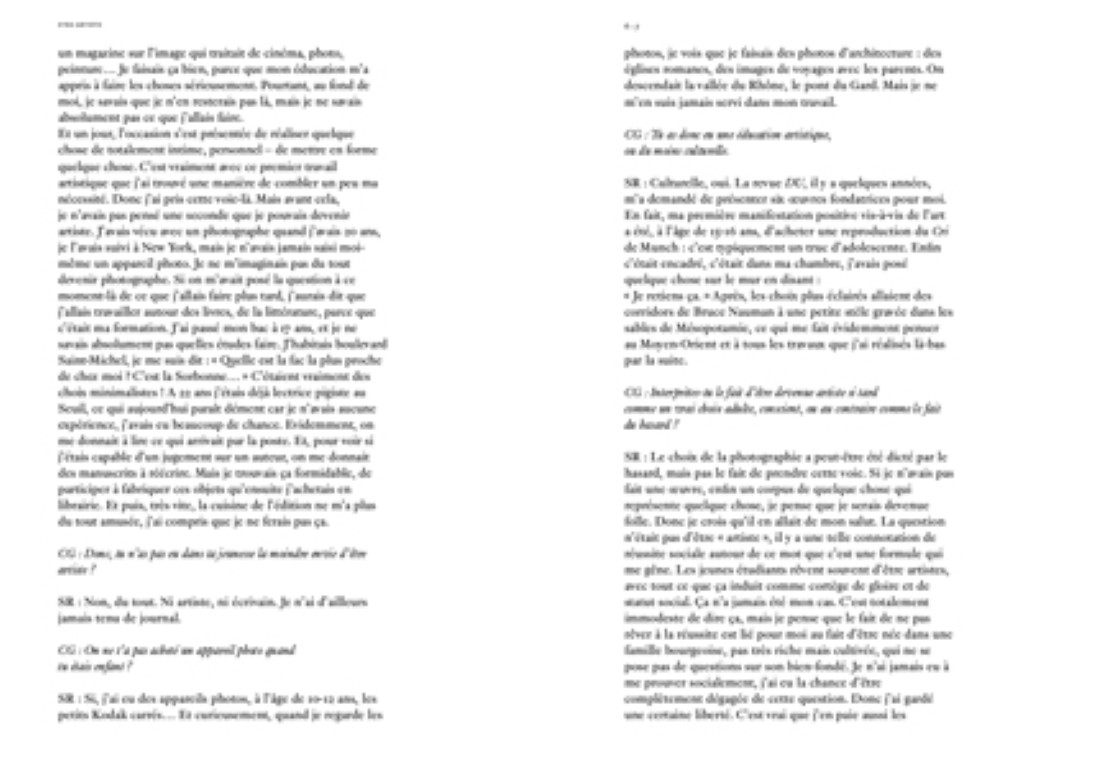 Sophie Ristelhueber : La guerre intérieure