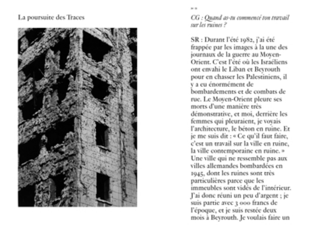 Sophie Ristelhueber : La guerre intérieure