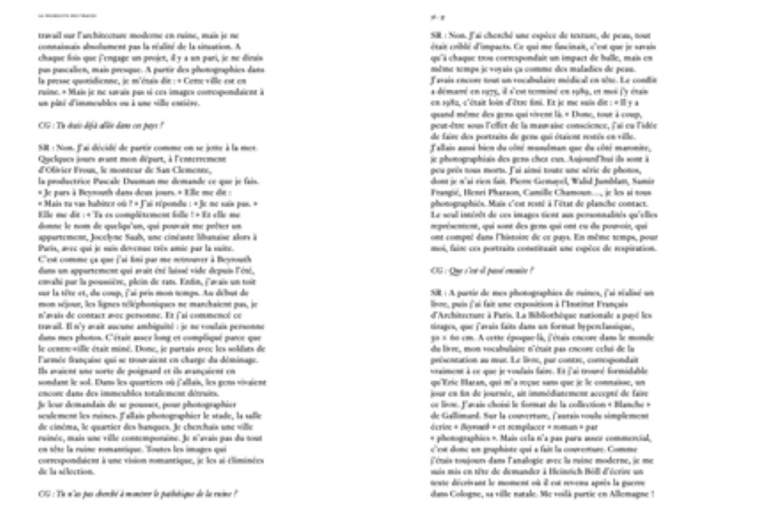 Sophie Ristelhueber : La guerre intérieure