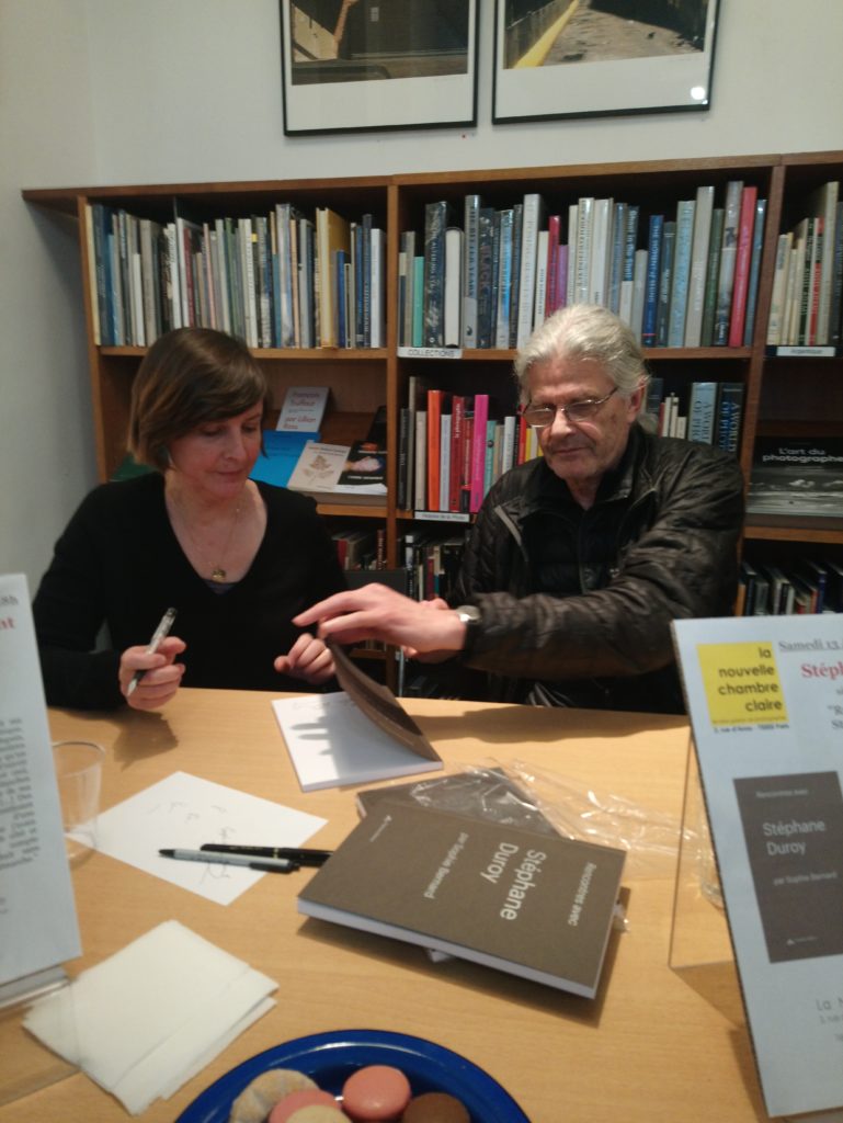Stéphane Duroy & Sophie Bernard signent leur livre Rencontres avec Stéphane Duroy Éd. Filigranes - La Nouvelle Chambre Claire